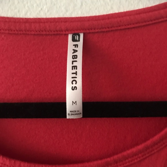 Fabletics pink casual boxy tee, size Medium 💕🌟 - Picture 2 of 3